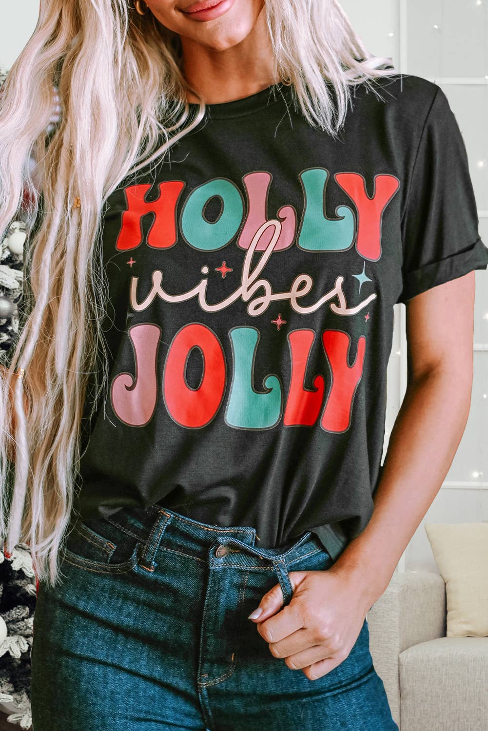 Holly Jolly Vibes T-Shirt