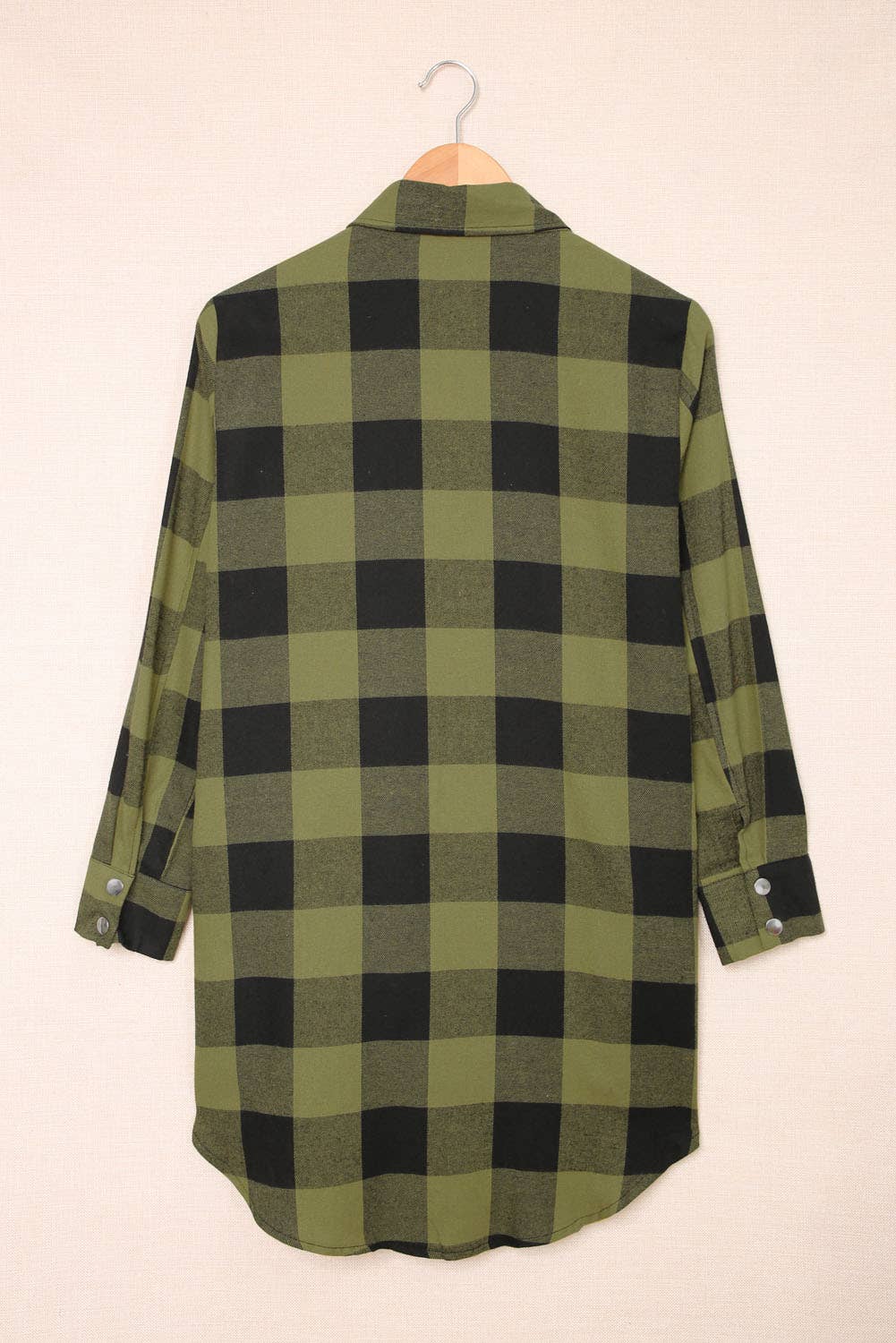 Plaid Shirt Coat