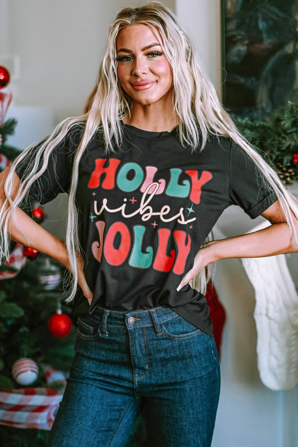 Holly Jolly Vibes T-Shirt