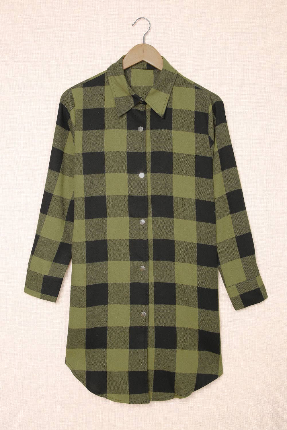 Plaid Shirt Coat