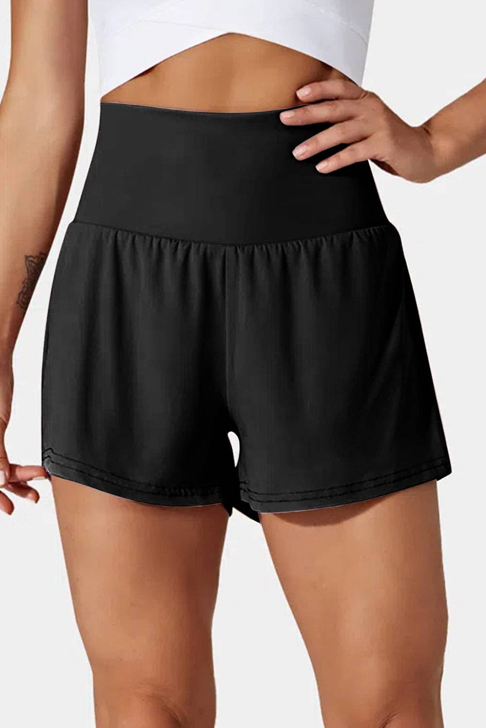 Black Water Resistent Shorts