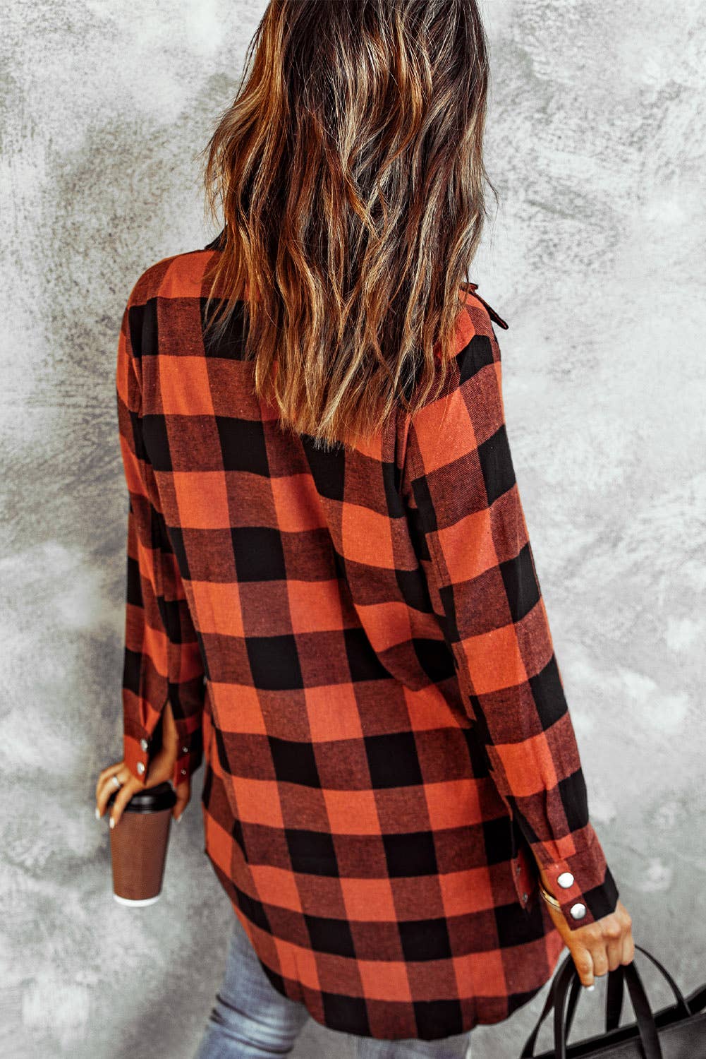 Plaid Shirt Coat