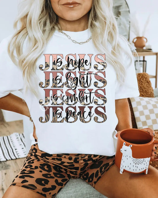 Jesus Is Hope Leopard Western
