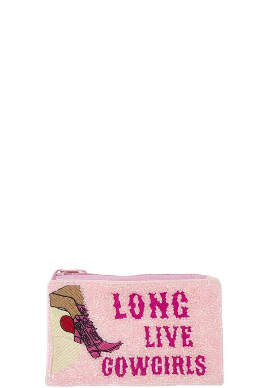 "LONG LIVE COWGIRLS" COIN BAG